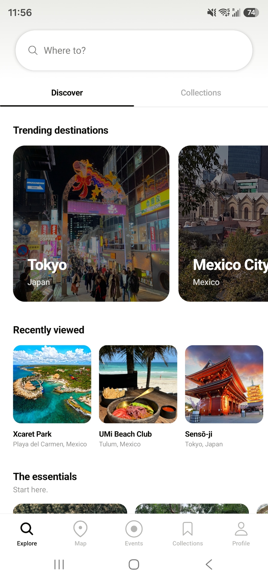 LAFE Discover tab
